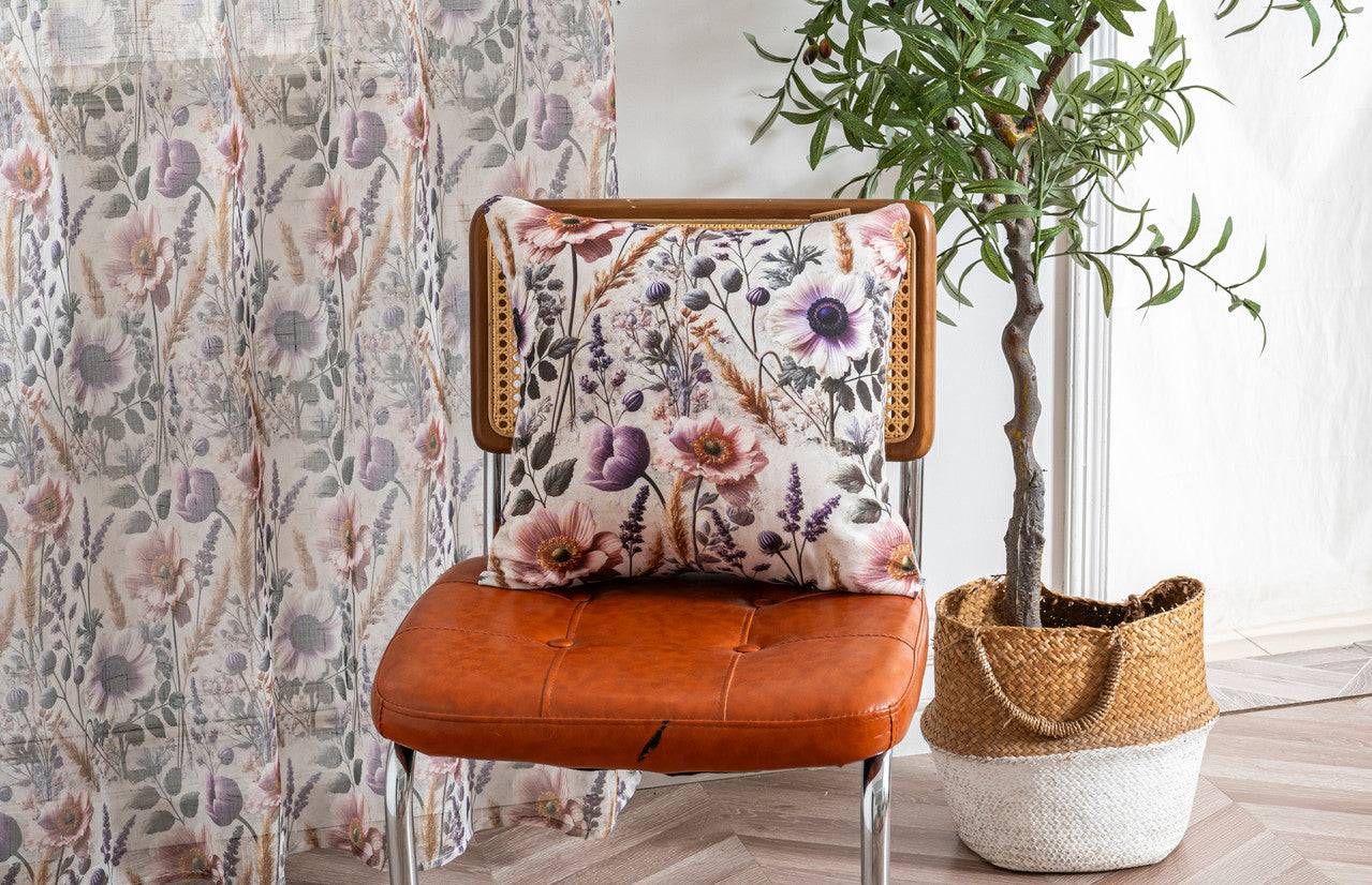 Capa Almofada com Estampa Floral 45*45cm - BOD HOME