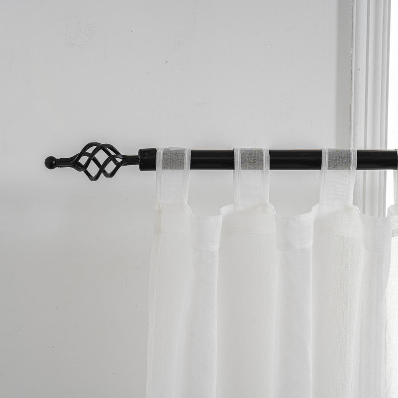 Cortina Tule Bordada com Borboletas Douradas-um par - BOD HOME