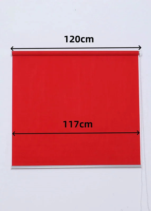 Estore de rolo translúcido Easy Fit vermelho - BOD HOME