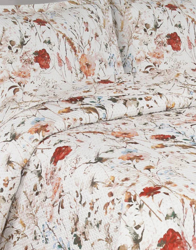 Colcha de Verão Estampada com Flores - BOD HOME