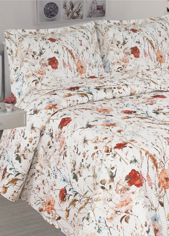 Colcha de Verão Estampada com Flores - BOD HOME