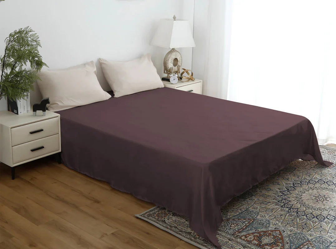 Sábana encimera marrón oscuro