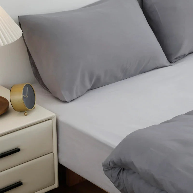 Sábana bajera ajustable gris