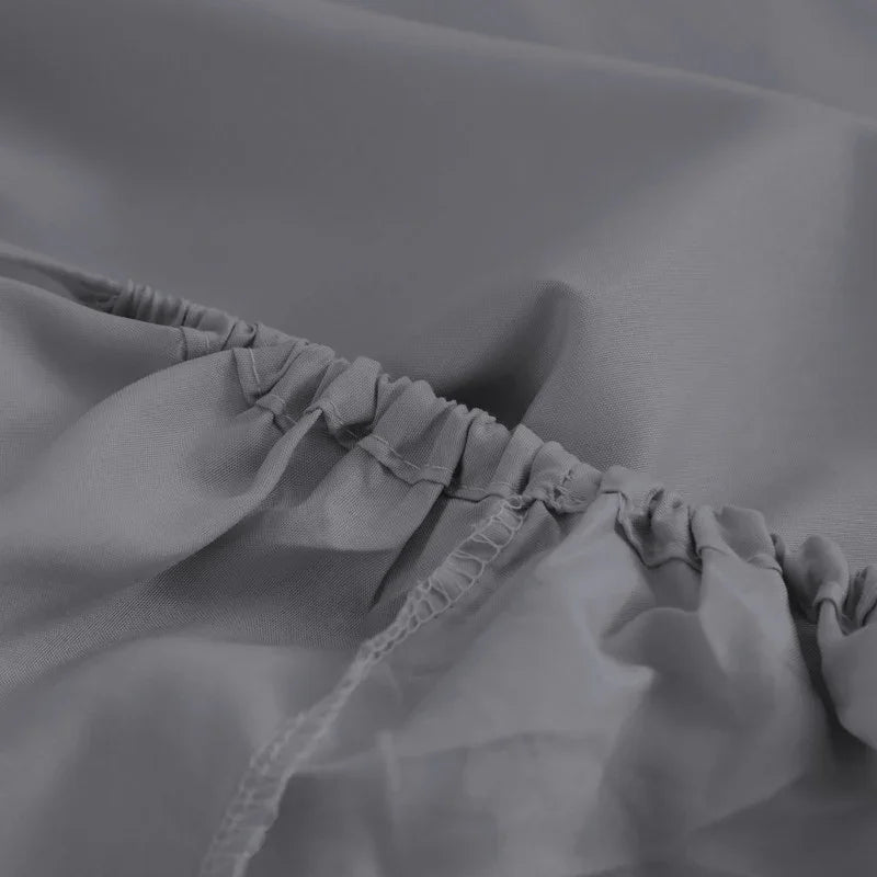 Lencol capa de baixo ajustavel prateada