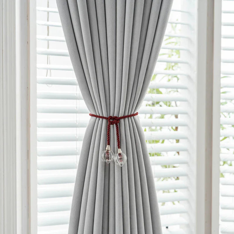 1PC Amarra de Cortina com duas Abóboras de Cristal- BOD HOME