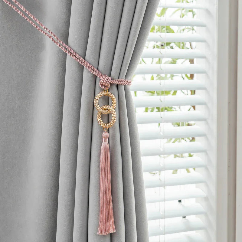 1PC Amarra de Cortina com Dois Anéis- BOD HOME