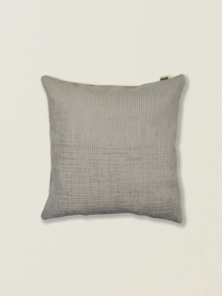 Funda de cojín de chenilla beige t.aprox:45*45cm