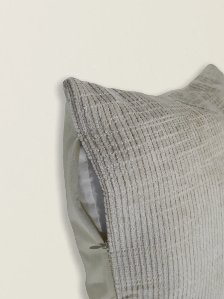 Funda de cojín de chenilla beige t.aprox:45*45cm