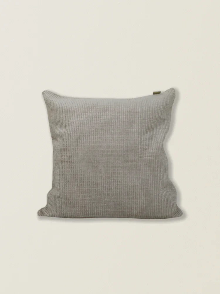 Funda de cojín de chenilla beige t.aprox:45*45cm