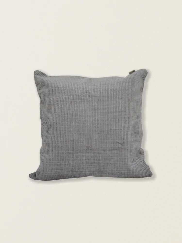 Funda de cojín de chenilla gris t.aprox:45*45cm