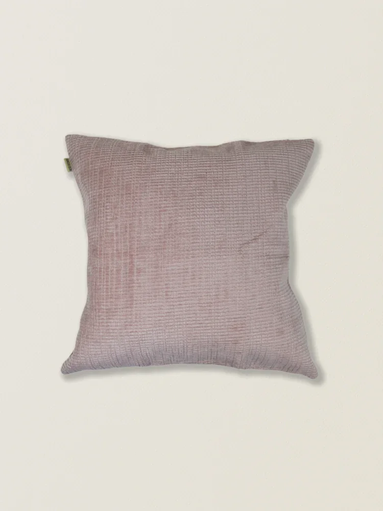 Funda de cojín de chenilla rosa t.aprox:45*45cm