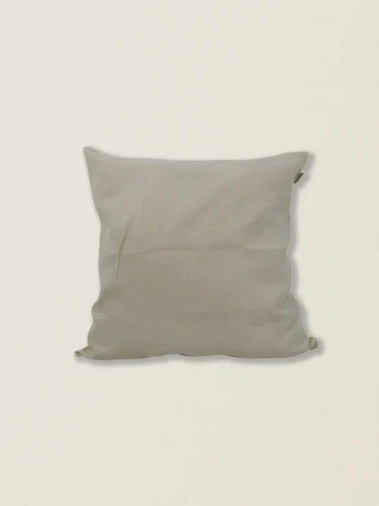 Funda de cojín de ante color crema t.aprox:45*45cm
