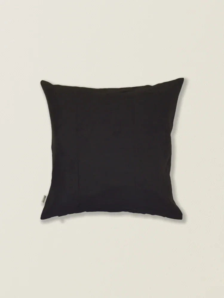 Funda de cojín de ante negro t.aprox:45*45cm