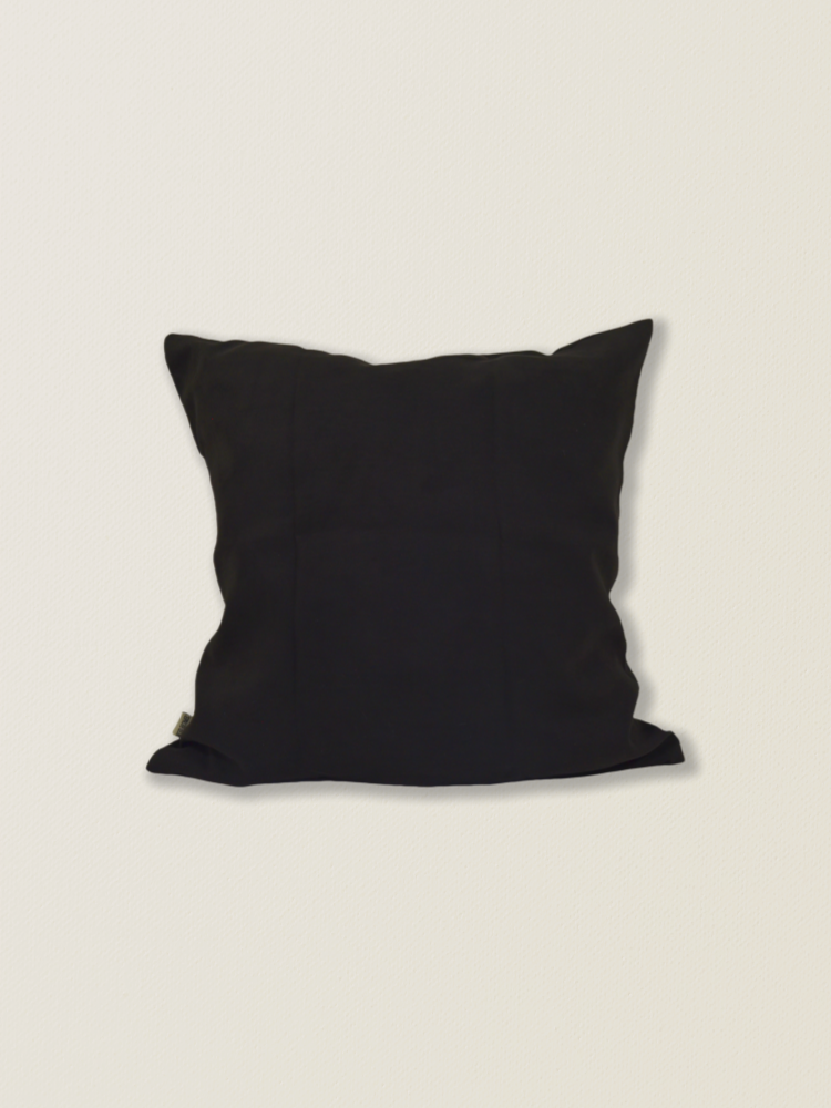 Funda de cojín de ante negro t.aprox:45*45cm