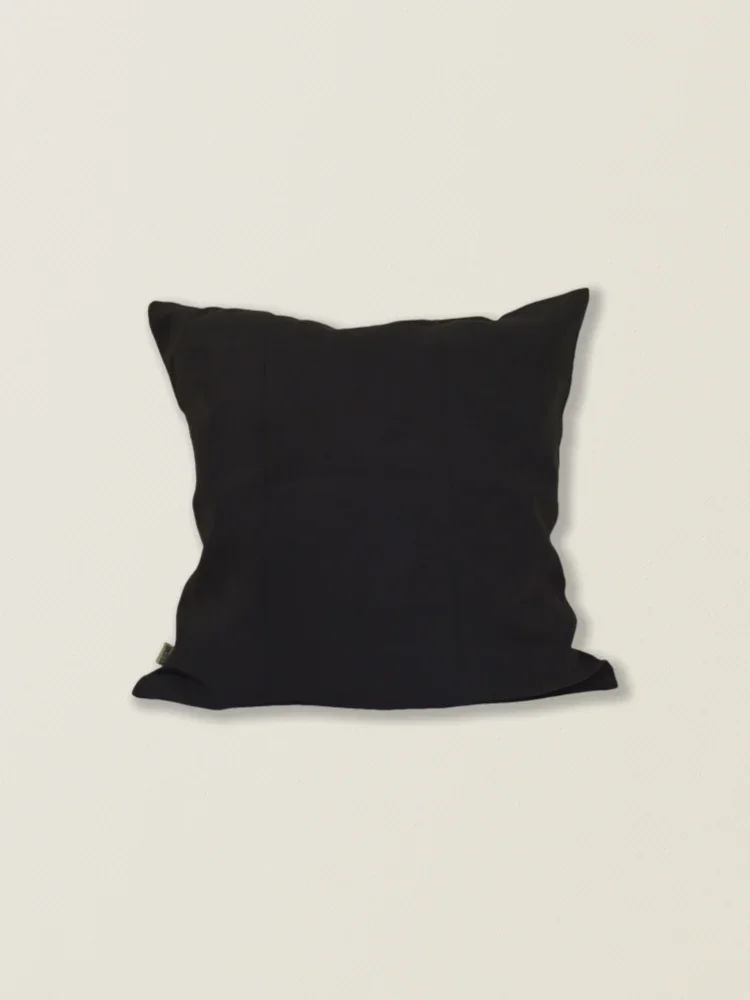 Funda de cojín de ante negro t.aprox:45*45cm
