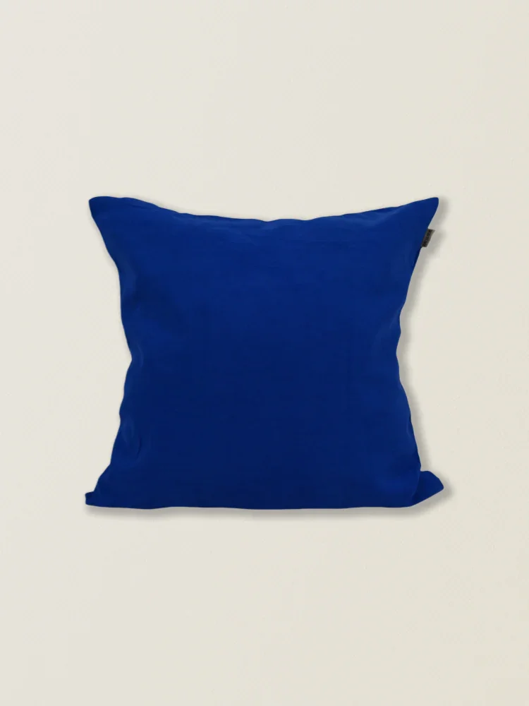 Capa de almofada camurca azul fluorescente t.aprox:45*45cm