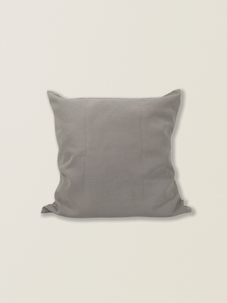 Funda de cojín de ante gris claro aprox: 45*45 cm
