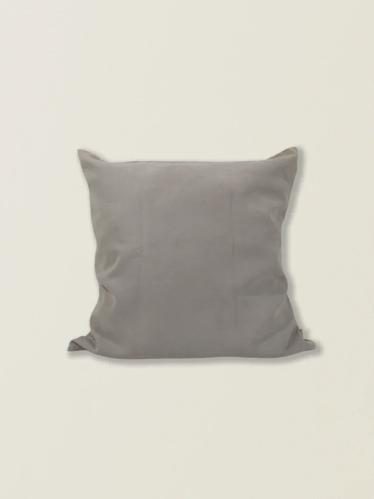 Funda de cojín de ante gris claro aprox: 45*45 cm