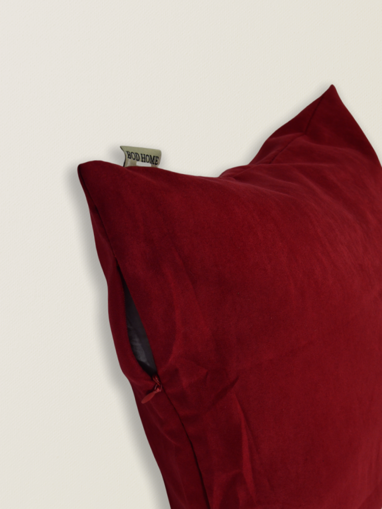 Funda de cojín de ante de arce t.aprox:45*45cm