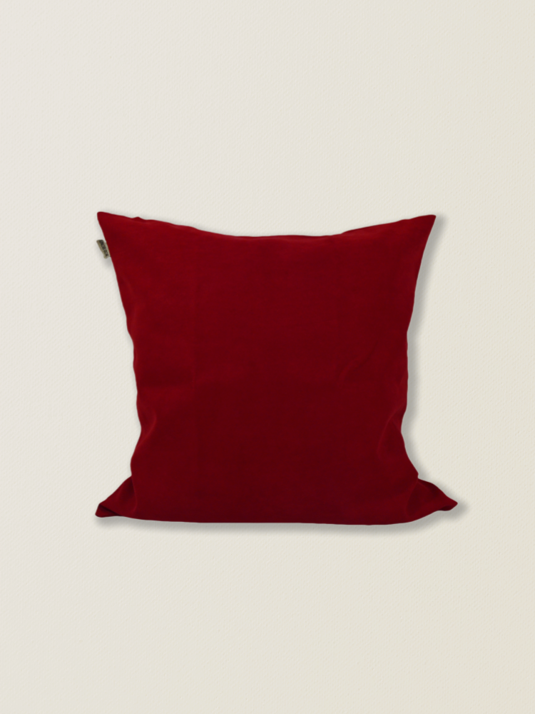 Funda de cojín de ante de arce t.aprox:45*45cm
