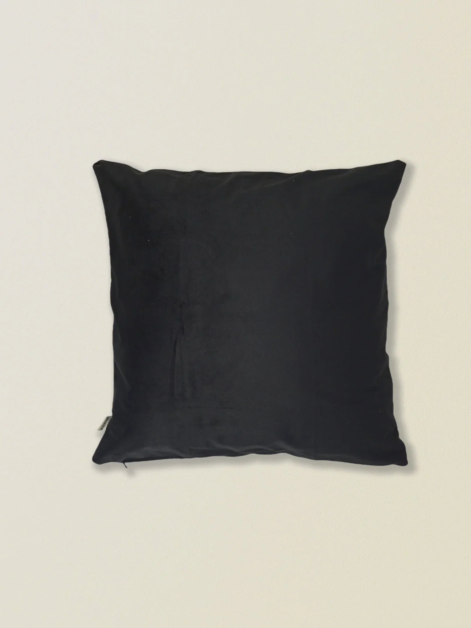 Funda de cojín de terciopelo negro t.aprox:45*45cm