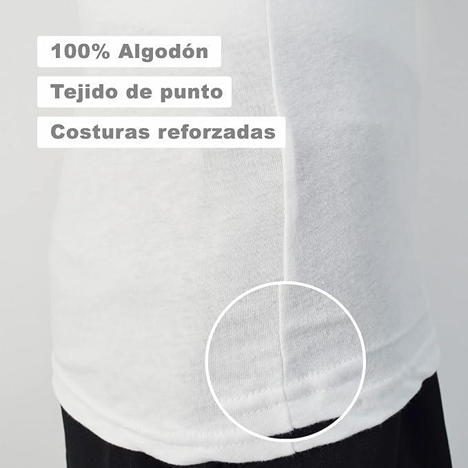 Camiseta blanca de hombre.