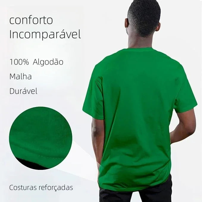 Camiseta de hombre verde bosque