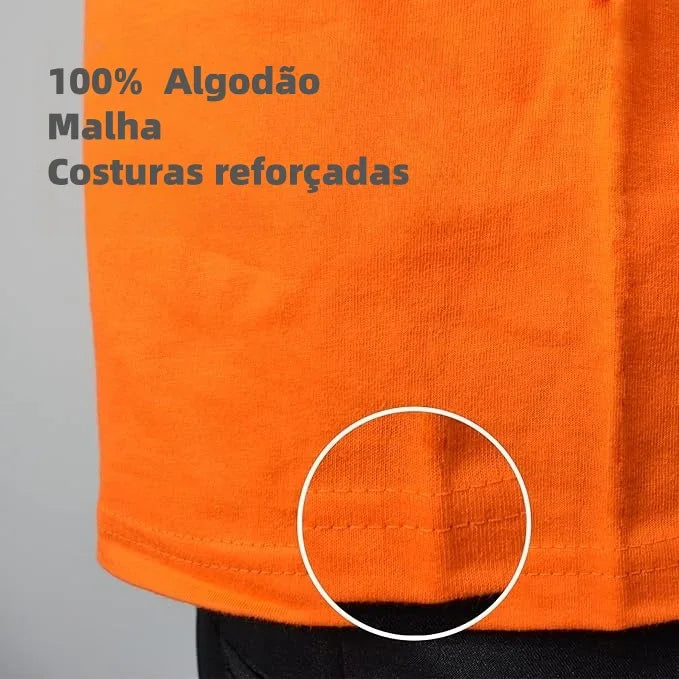 Camiseta naranja hombre