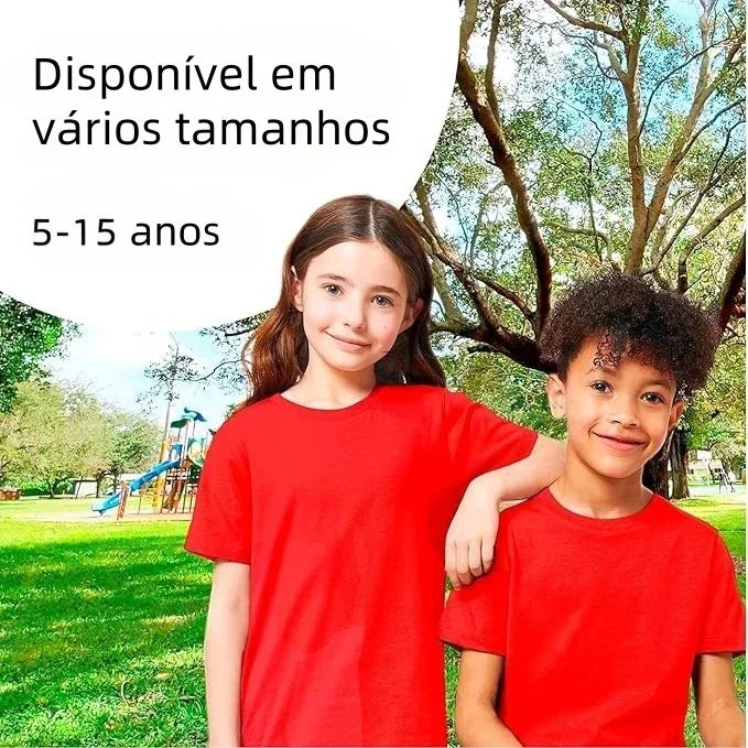 Camiseta infantil roja