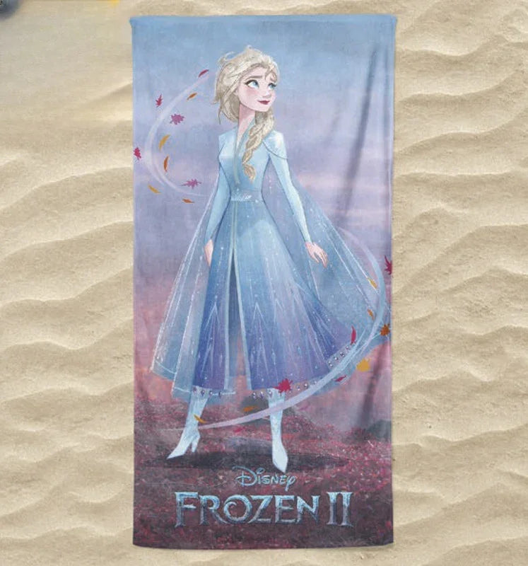 Toalha de Praia 3D Elsa 70x140 cm 70x140 cm - BOD HOME