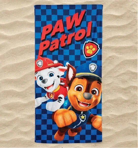 Toalha de Praia 3D Paw Patrol 70x140 cm - BOD HOME