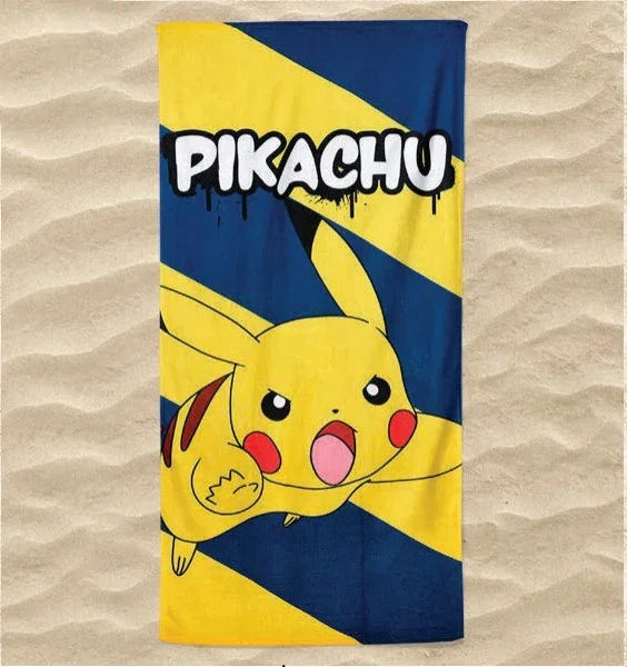 Toalha de Praia 3D Pokemon 70x140 cm - BOD HOME