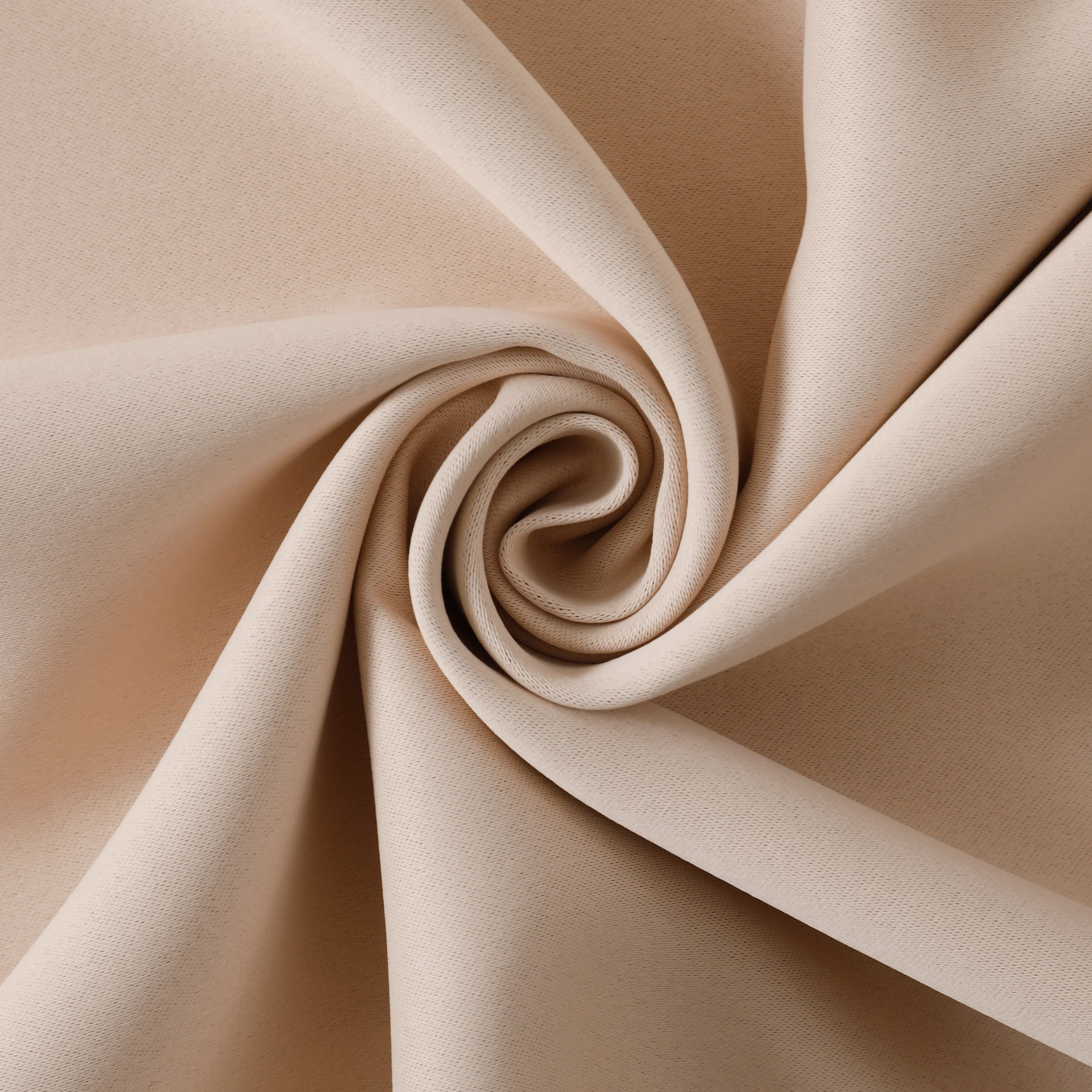 Cortina Opaca Efecto Térmico Beige 140*260cm-Individual
