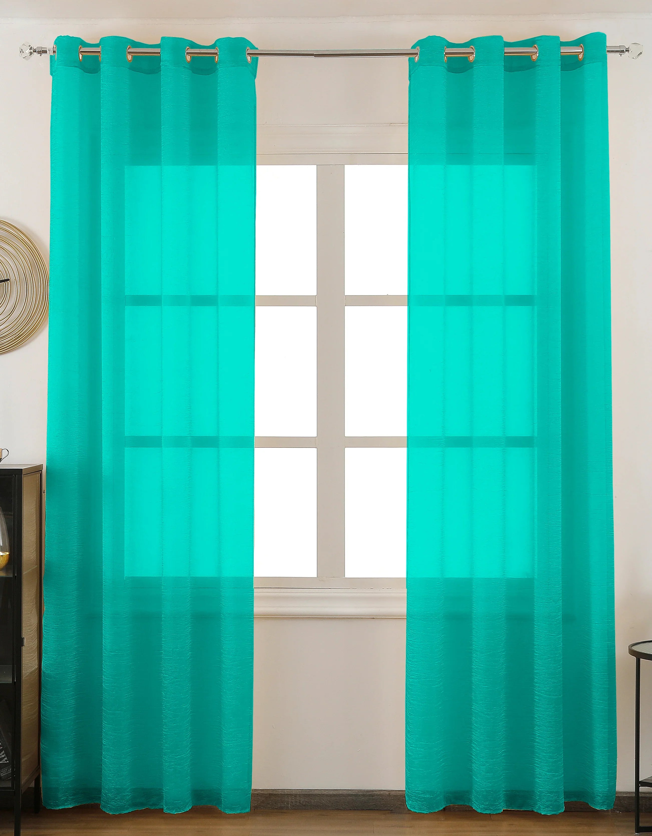 Cortina Lisa Efecto Arrugado 140*260cm - Serie Color-Individual