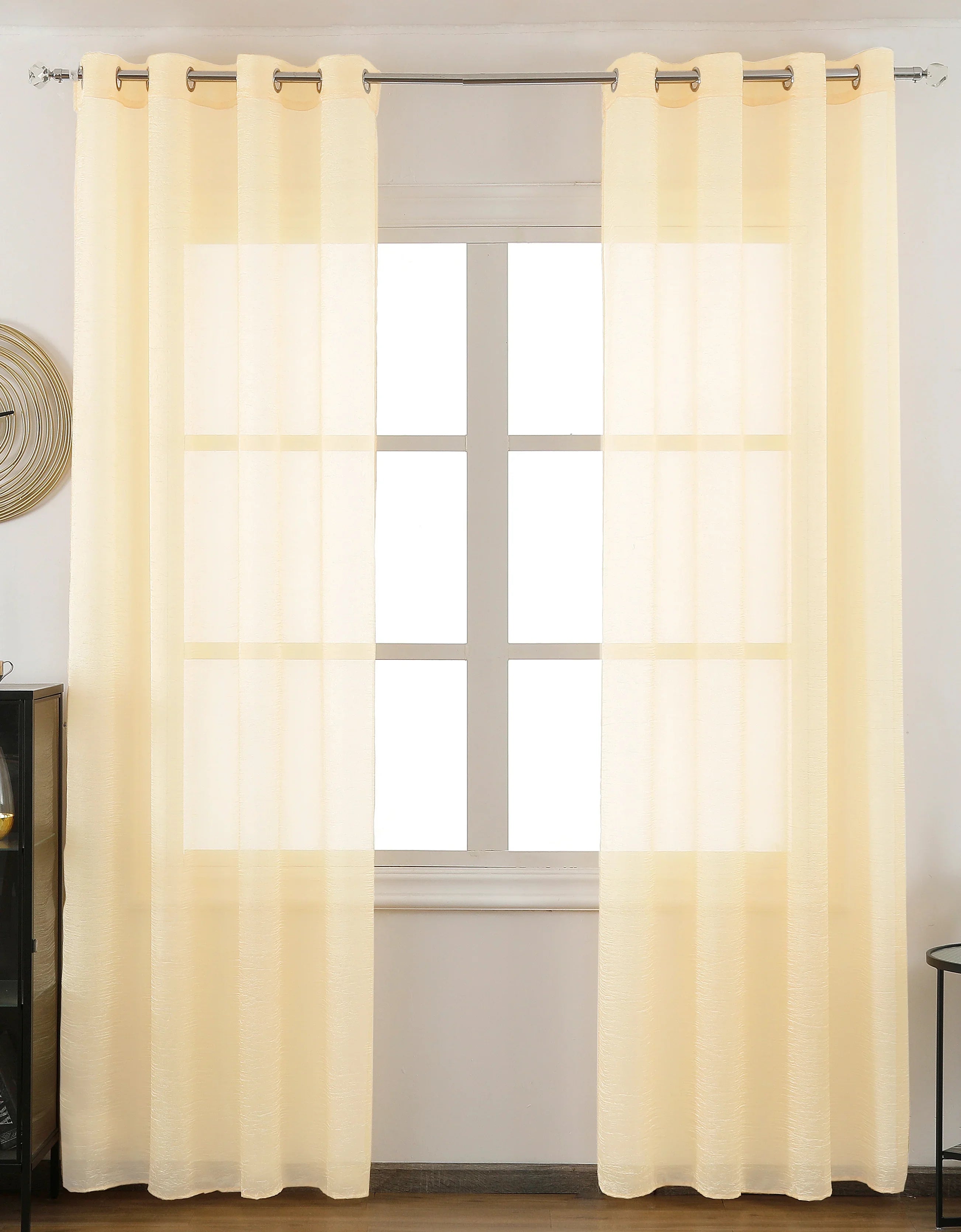 Cortina Lisa Efecto Arrugado 140*260cm - Luminosa-Serie Individual