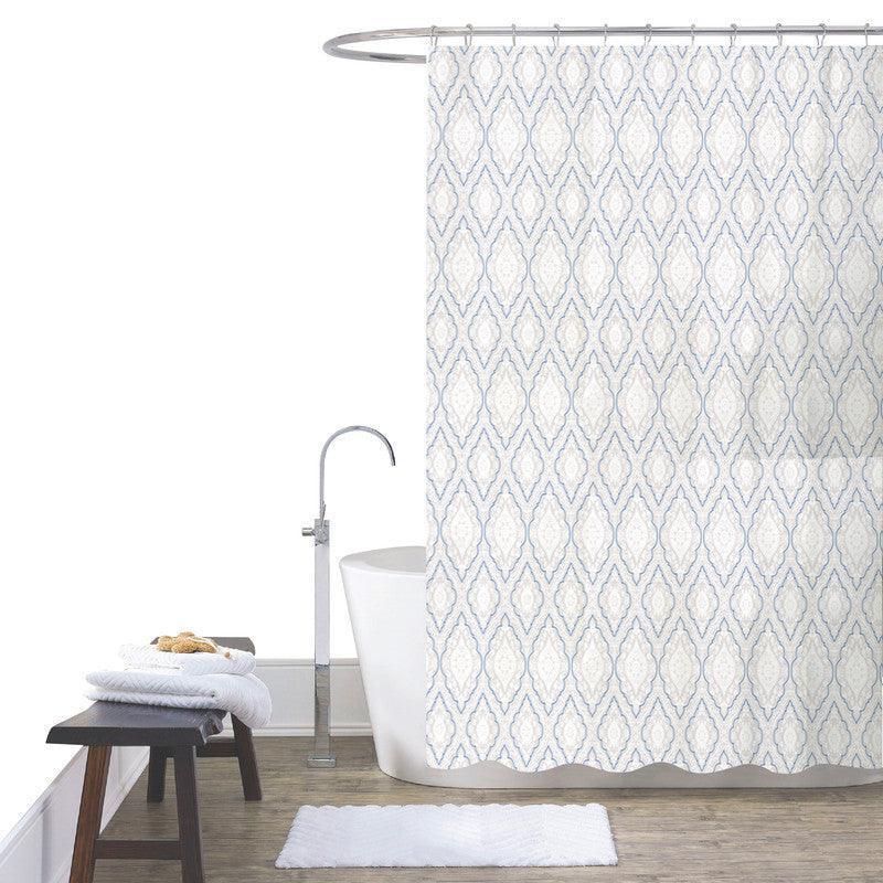 Cortina De Duche Estampada 180*180cm-Individual