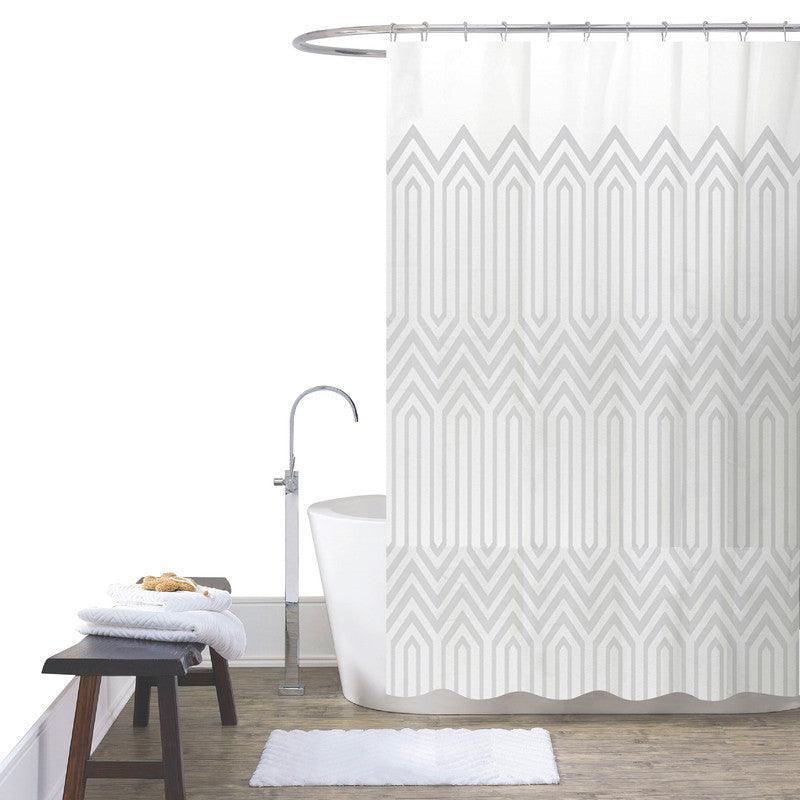 Cortina De Duche Estampada 180*180cm-Individual