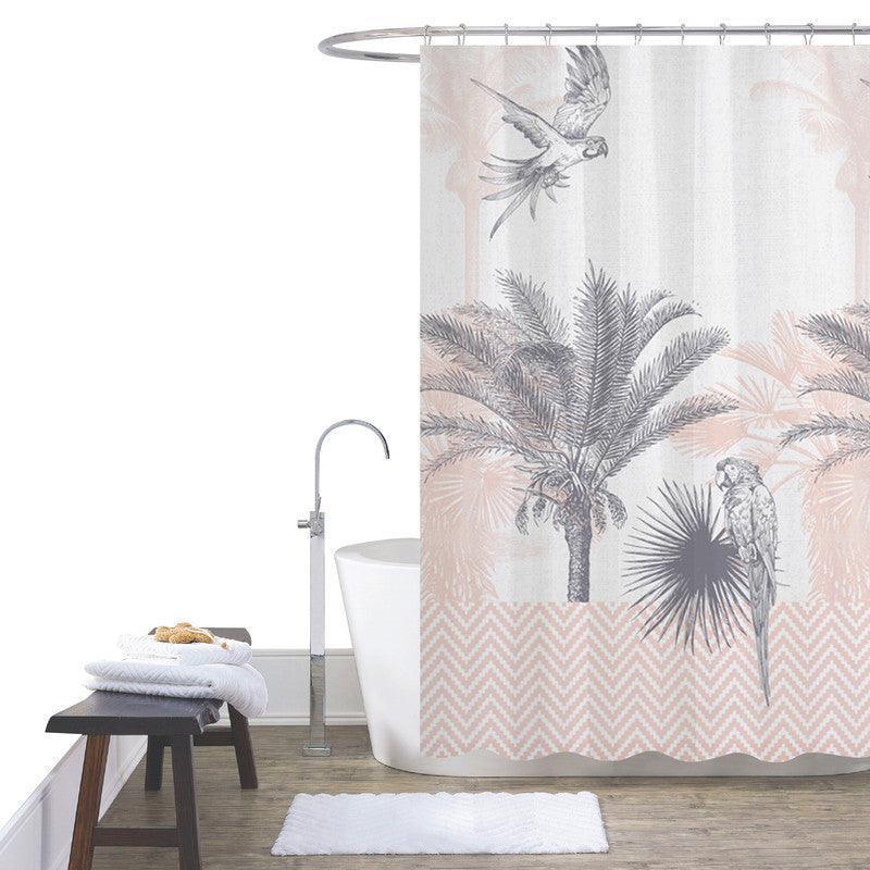 Cortina De Duche Estampada 180*180cm-Individual