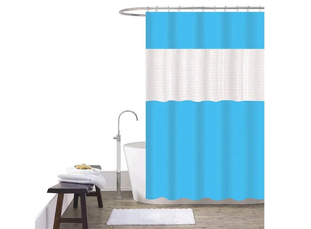 Cortina De Duche Em Patchwork 180*180cm-Individual