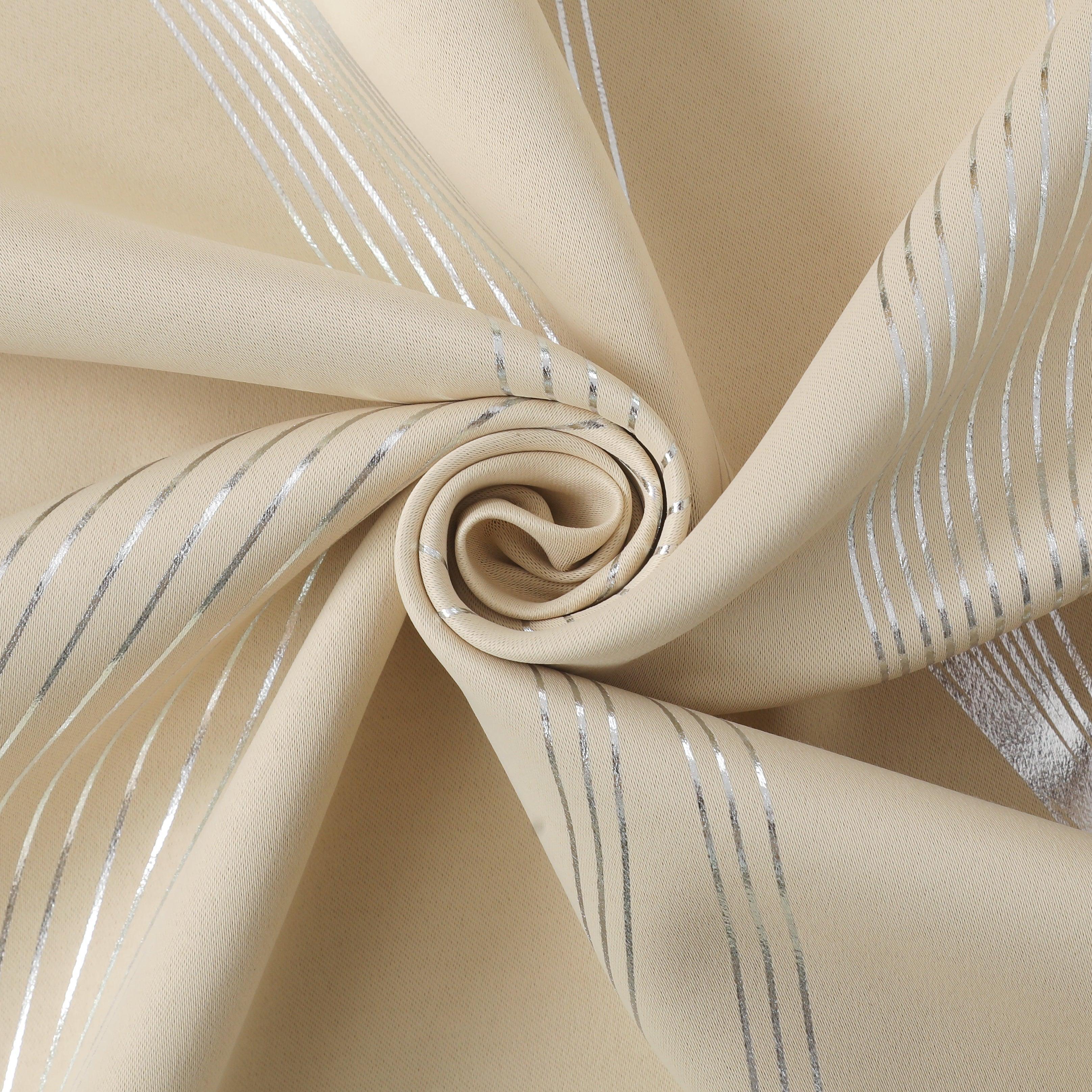 CORTINA ESTAMPADO DOURADO ELEGENTE 140*260 - BOD HOME