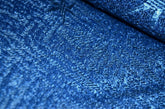 CORTINA DE CAMBRAIA LISA AZUL COM ESTRELAS 140*260cm - BOD HOME