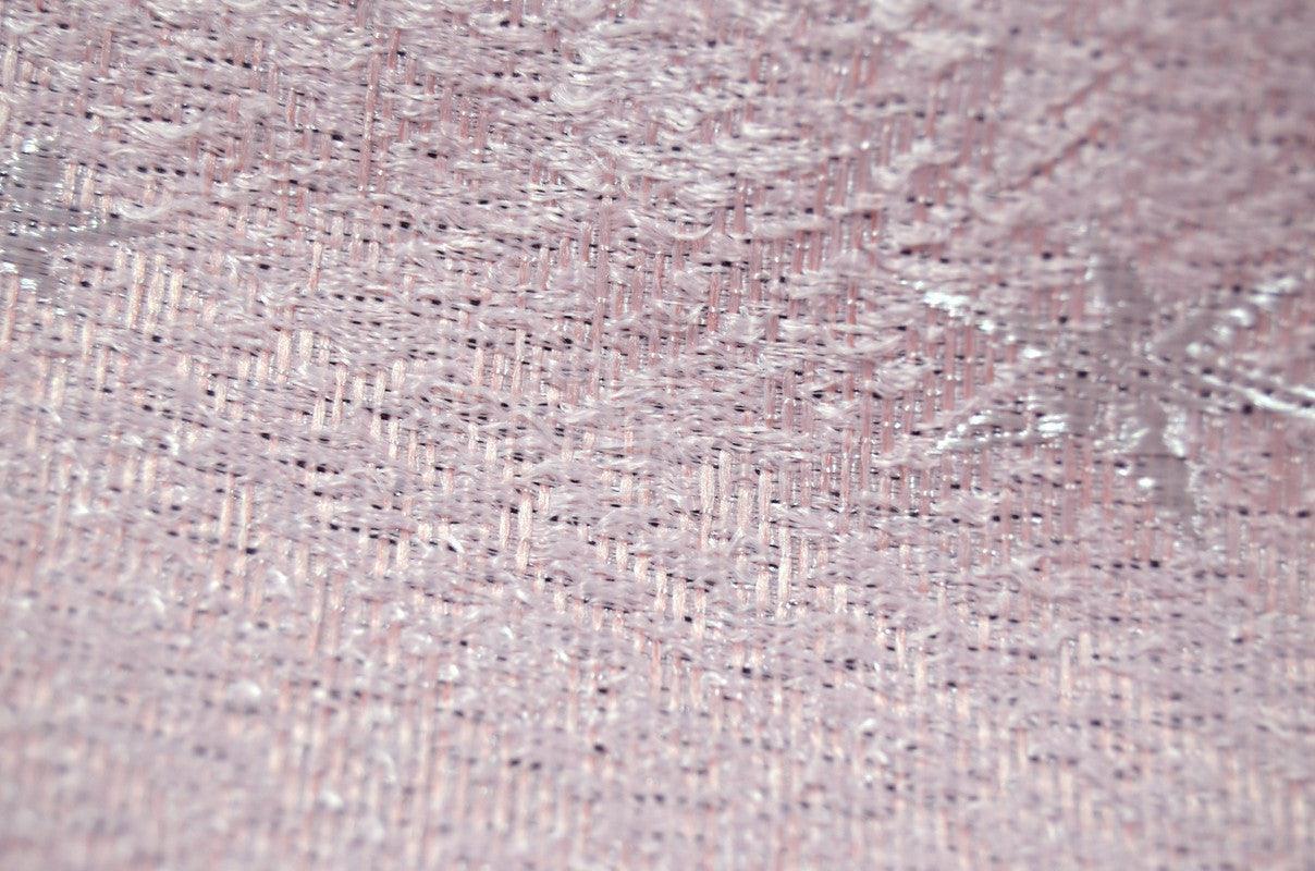 CORTINA DE CAMBRAIA LISA ROSA COM ESTRELAS 140*260cm - BOD HOME