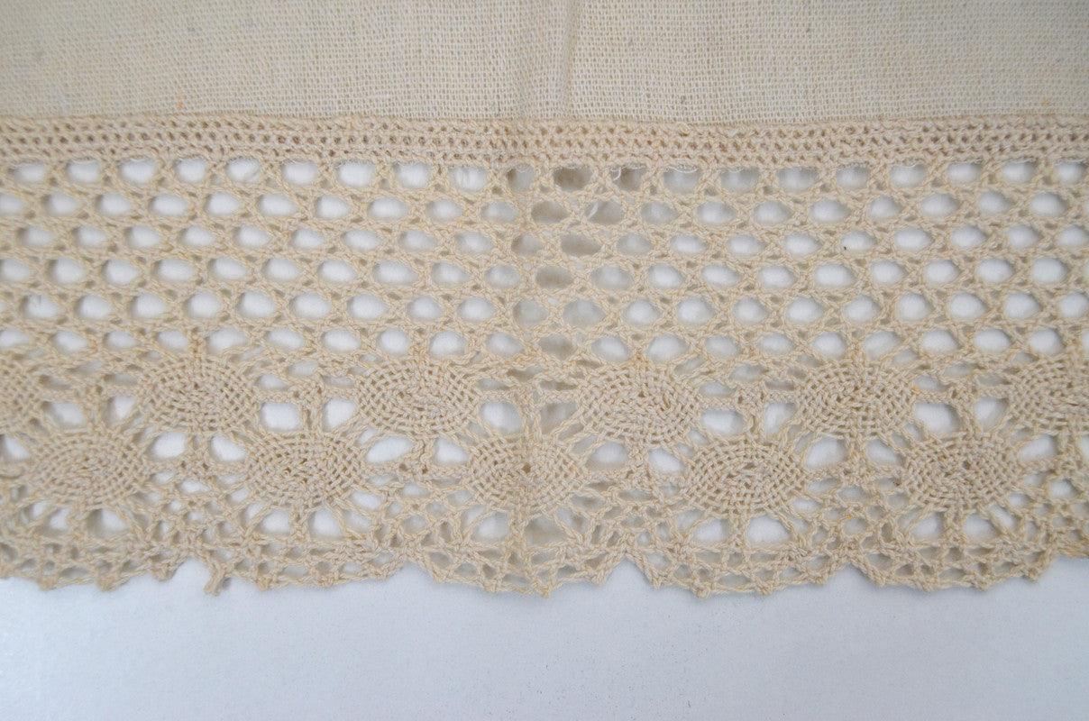 Cortina de cozinha bordados floralis castanho - BOD HOME