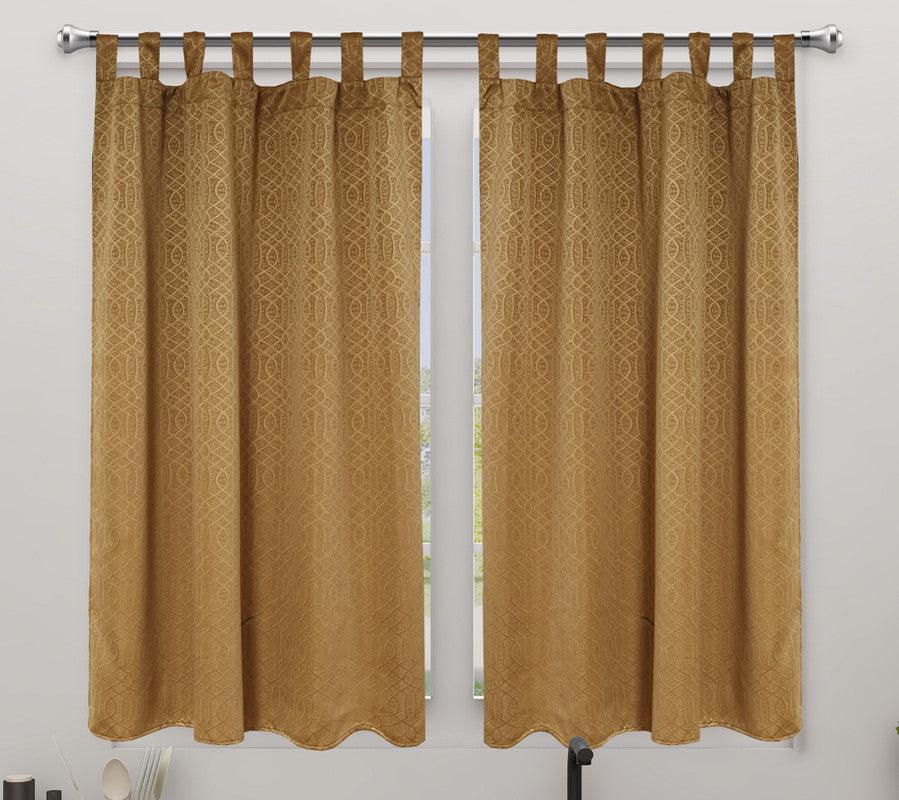 Cortina de cozinha com textura de linhas - BOD HOME