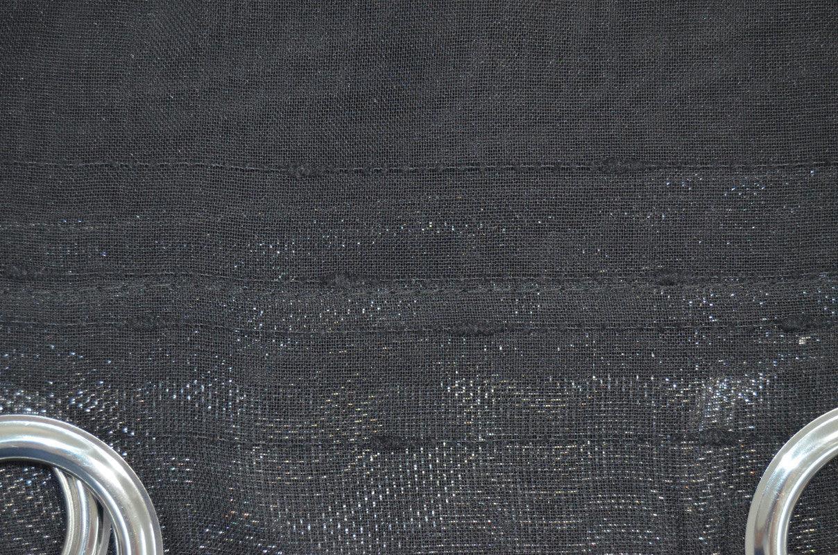 Cortina de linho com linhas horizontais 140*260cm - BOD HOME