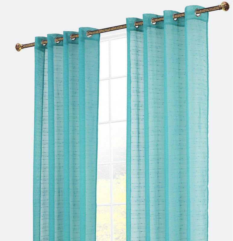 Cortina de linho com linhas horizontais 140*260cm - BOD HOME