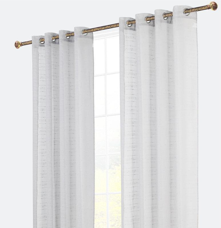 Cortina de linho com linhas horizontais 140*260cm - BOD HOME
