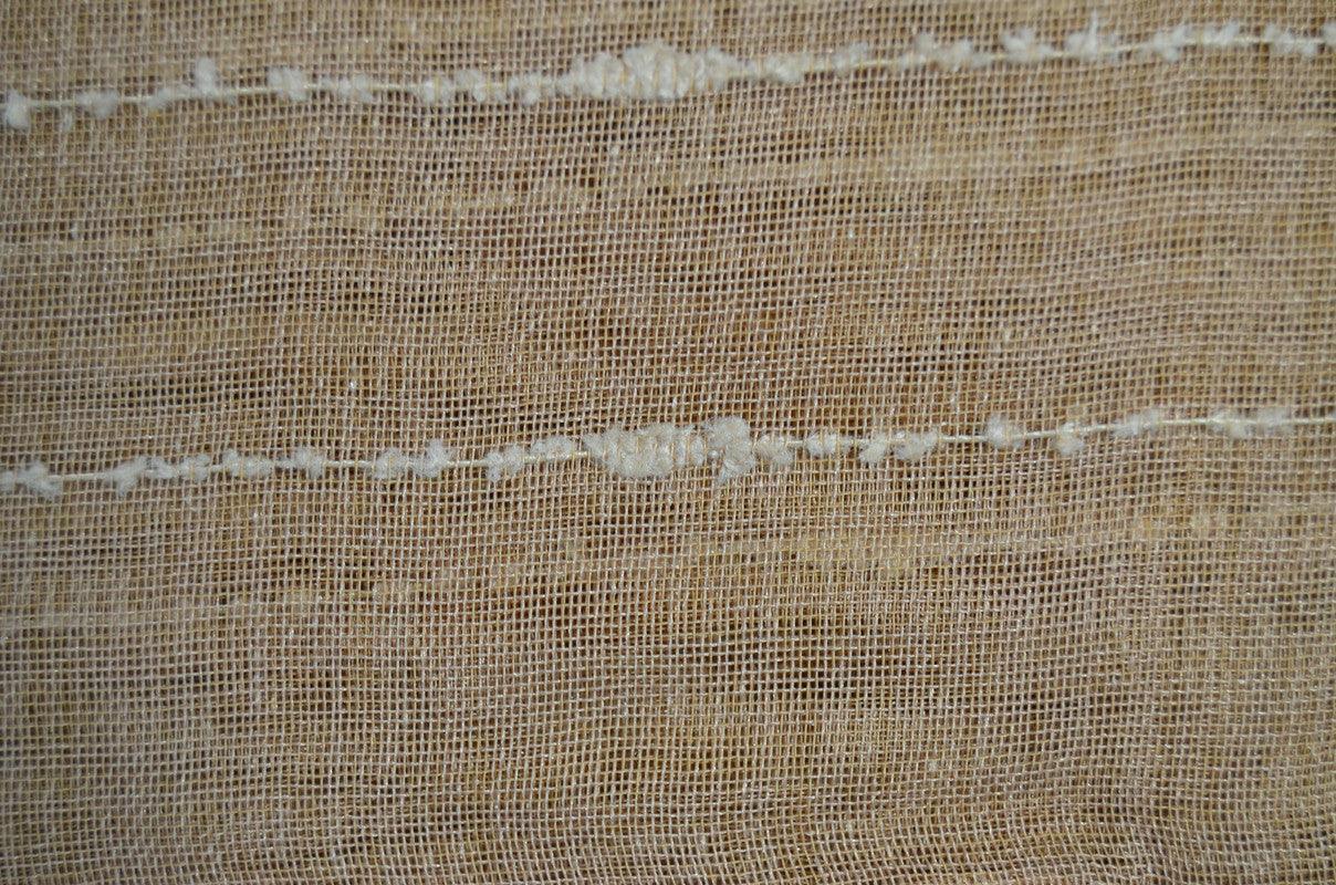 Cortina de linho com linhas horizontais 140*260cm - BOD HOME