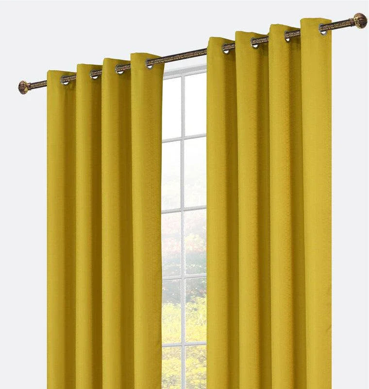 Cortina de linho com padrão cruzado 140*260cm - BOD HOME