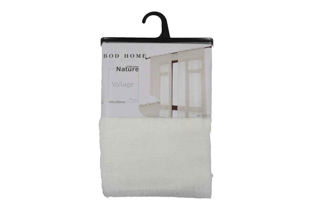 Cortina de linho com presilhas ocultas 140*260cm - BOD HOME